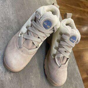 TIMBERLAND WOMEN'S WHITE LEDGE WATERPROOF LIGHT BEIGE SUEDE A43W8-ER3 ALL SIZES